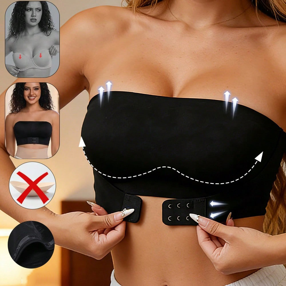 Seamless Non-Slip Strapless Tank Bra for Intimate Wear
