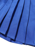Women Sleeveless Halter Neck Elegant Sexy Pleated Dress