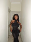 Women Sexy Halter Neck Ruffled See‑Through Mesh Mermaid Hollow‑Out Maxi Dress
