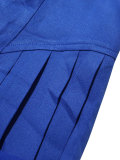 Women Sleeveless Halter Neck Elegant Sexy Pleated Dress