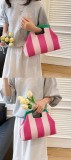 Women’s Hollow Out Striped Knitted Handbag