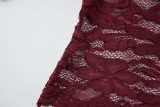 Spring Women’s Fashionable Off Shoulder Lace Slim Fit Top