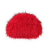 Women’s Faux Fur Clutch Handbag