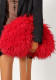 Women’s Faux Fur Clutch Handbag