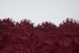 Spring Women’s Fashionable Off Shoulder Lace Slim Fit Top