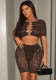 Autumn Women’s Sexy Rhinestone Short Sleeve Slim Fit Hollow Out Shorts Set