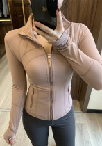 Spring Summer Women’s Gold Zip Thin Fitness Yoga Running Jacket Spring Summer Women’s Gold Zip Thin Fitness Yoga Running Jacket