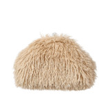 Women’s Faux Fur Clutch Handbag
