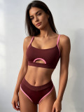 Women’s Fashionable Casual Two Piece Bikini Beach Swimsuit