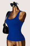 Women U‑Neck Basic Sleeveless Cami Tank Top