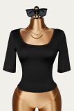 Women Summer Sexy Casual Basic T‑Shirt Top