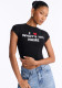 Streetwear Printed Cropped T Shirt