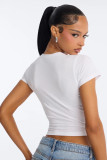 Streetwear Printed Cropped T Shirt