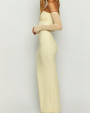 Women’s Sexy Off Shoulder Long Sleeve Slim Fit Long Dress