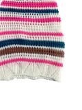 Summer Women’s Fashion Color Block Bodycon Tight Fitting Sweater Shorts Set
