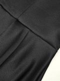 Plus Size Women’s Black Blazer Style Turndown Collar Deep V Neck Long Sleeve High Low Asymmetrical A Line Dress