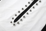 Women Mock Neck Autumn Sexy Cutout Backless Rivet Jumpsuit