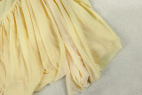Women’s Fashion Solid Color Ruched Off Shoulder Party Mini Dress