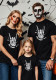 Halloween Women’s Custom Stay Spooky Skeleton Hand Print T-Shirt
