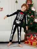 Halloween Family Pumpkin Funny Devil Print Loungewear Pajama Set