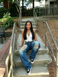 Women’s Streetwear Ripped Frayed Loose Wide-Leg Denim Pants