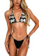 Women Sequin Sexy Beaded Swimsuit Two Piece Set
