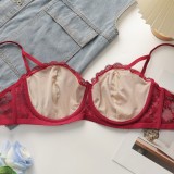Plus Size Women Sexy Lace Bra