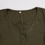 Women American V-Neck Lantern Sleeve Elegant Casual Bodycon Dress