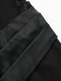 Women Embroidered Patchwork Party Maxi Dress