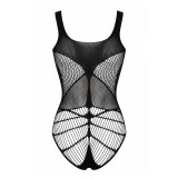 Women’s Sexy Black Mesh Bodysuit Lingerie