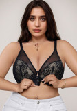 Women’s Sexy Black Lace Push Up Bra