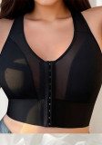 Plus Size Women’s Front Closure Fitted Bra for Yoga Fitness and Sports