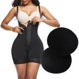 Women Butt Pad Bodycon Strap Waist Trainer Bodysuit