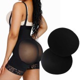 Women Butt Pad Bodycon Strap Waist Trainer Bodysuit