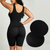 Women Butt Pad Waist Cincher Bodycon Fitted Shaping Bodysuit
