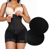 Women Butt Pad Bodycon Strap Waist Trainer Bodysuit
