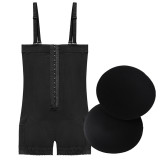 Women Butt Pad Bodycon Strap Waist Trainer Bodysuit