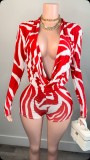 Women’s Fashion Printed Romper
