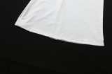 Women’s Fall Chic Solid Color Off Shoulder Cropped Wrinkled Top and Long Skirt Set