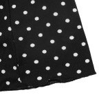 Women’s Fall & Winter Chic Lace V Neck Long Sleeve Polka Dot Mini Dress