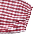 Women’s Fall & Winter Christmas Long Sleeve Plaid Low Back Bow Mini Dress