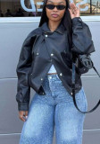 Women American Style Autumn Drop Shoulder Jacket