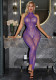 Women Open Crotch Backless Mesh Sexy Bodysuit Lingerie
