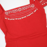 Women Off Shoulder Strap Dress