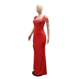 Women Off Shoulder Strap Dress