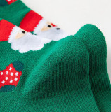 Women’s Fall Winter Christmas Mid-Calf Socks Cute Cartoon Snowman Reindeer Socks