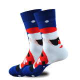 Unisex Fall Winter Christmas Cartoon Mid-Calf Holiday Socks