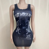 Women’s Sexy Slim Fit Tight Fitting Tank Dress