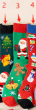 Unisex Fall Winter Christmas Cartoon Mid-Calf Holiday Socks