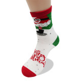Unisex Fall Winter Christmas Cartoon Mid-Calf Holiday Socks